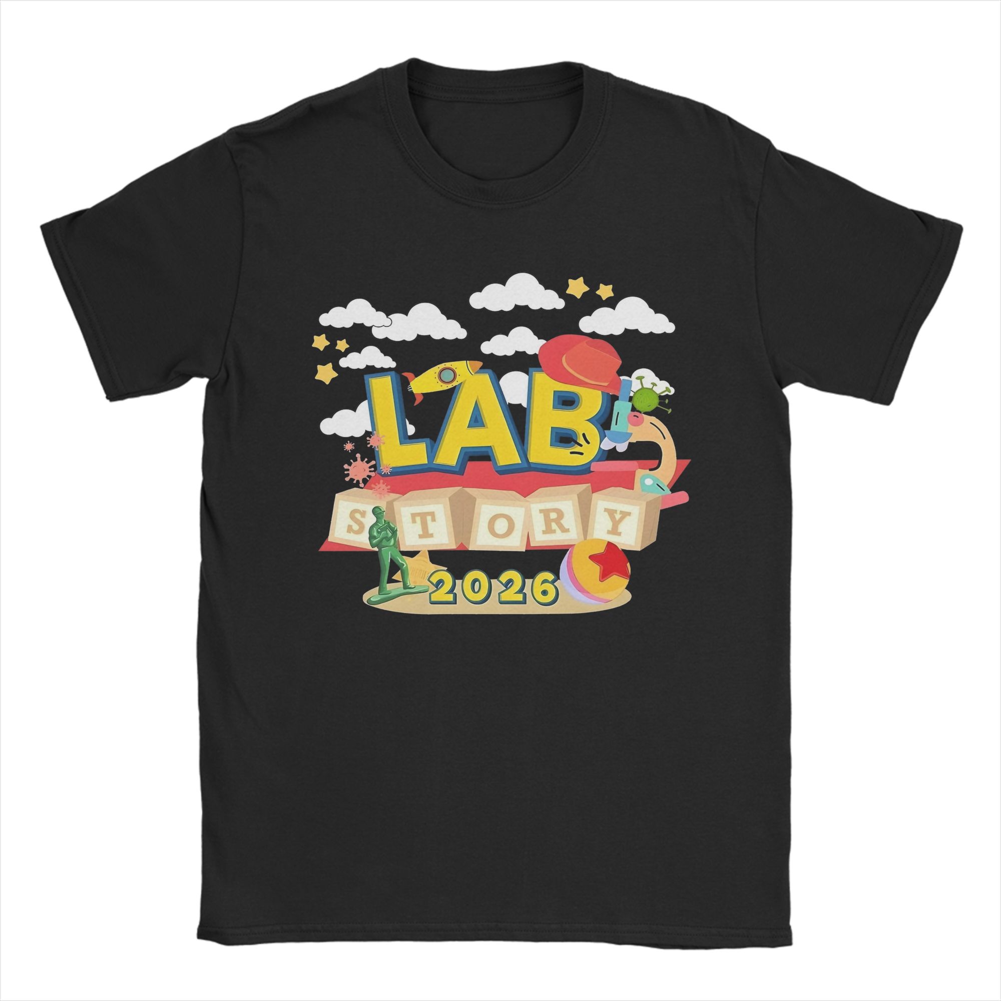 Medical Lab Technician - 2026 ラボウィーク医療ラボ技術者 Tシャツ男性ノベルティ綿 100% Tシャツクルーネック半袖 Tシャツ夏服