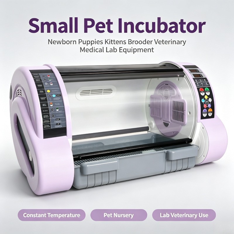 Medical Lab Equipment - 新生子の子犬や子猫用の小型ペットインキュベーター、動物育成器、獣医用医療機器、ラボ用