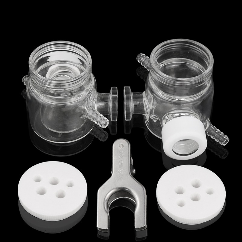 Water Bath Laboratory - 電気化学実験室 C003-S 温度制御可能な水槽 密閉型電解槽 二層電解槽