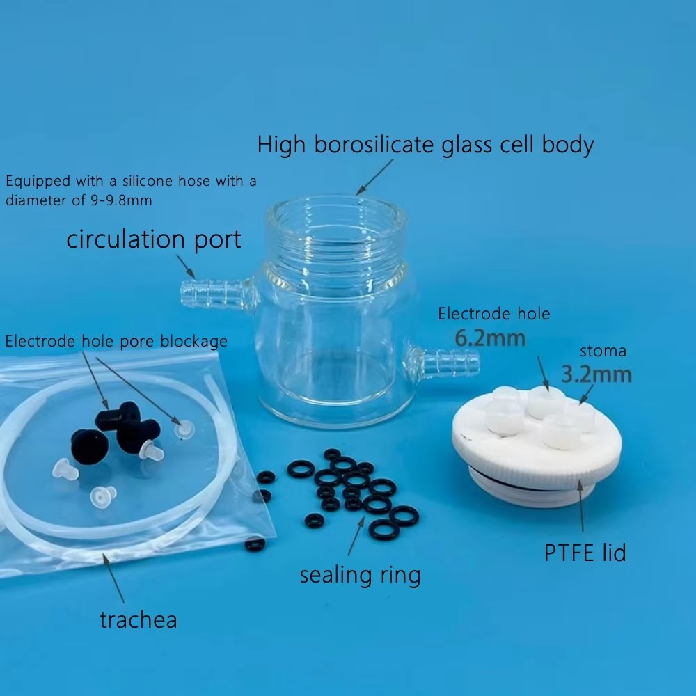 Water Bath Laboratory - 絶縁密閉電解セル、2層電解セル、温水バス、電気化学実験室、C003-S