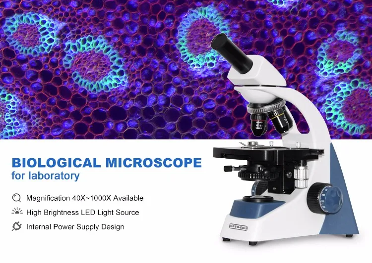 OPTO-EDU A12.1303-B 40x～1000x  - Medical Lab Microscope のレビューと価格
